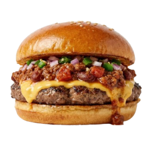 Crunchy Chili-Cheese Burger