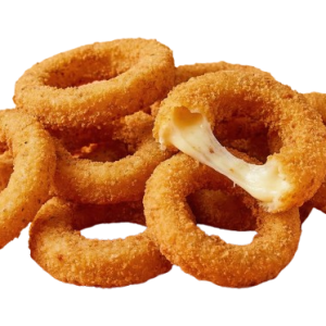 Crunchy Mozzarella Onion Rings